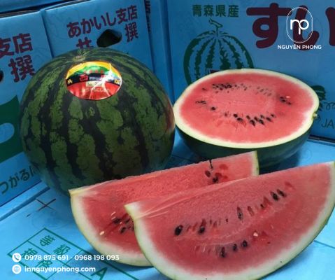 nâng cao uy tín dưa hấu với tem dán chất lượng